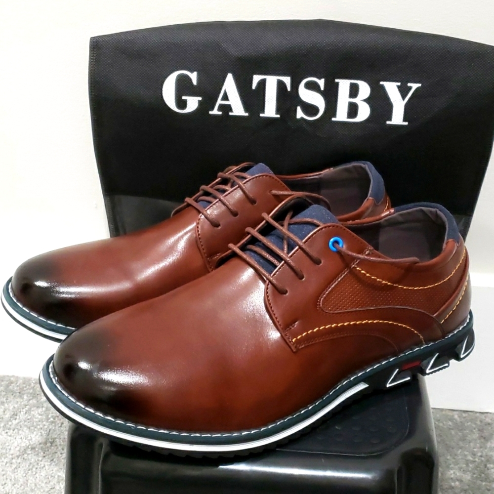 Gatsby non skid PU business shoes